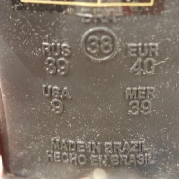 NWT French Blu Black Aztec Patterned Block Heel - Picture 8 of 8